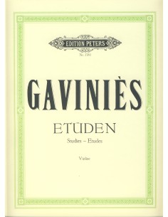 GAVINIES P.-Studies (24) for Violin