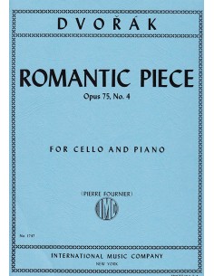 DVORAK A.-Romantic Piece Op.75 No. 4 for Cello and Piano (Fournier)
