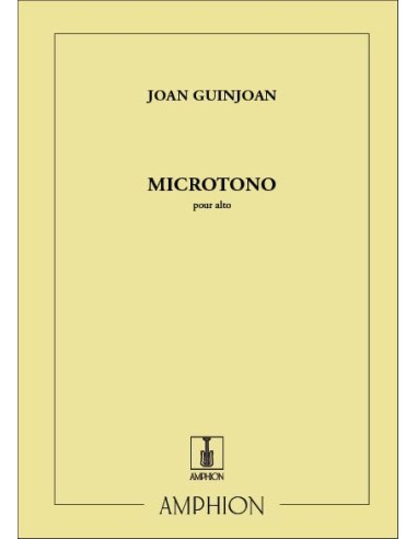 GUINJOAN J.-Microtone per Viola