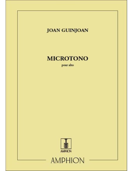 GUINJOAN J.-Microtone per Viola