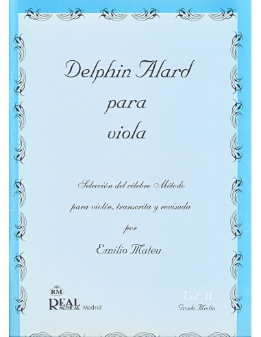 ALARD D.-Estudios Vol.2 (Intermediate Grade) for Viola (Mateu)