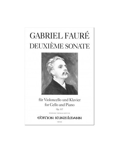 FAURE G.-Sonate Nr. 2 Op.117 für Violoncello und Klavier