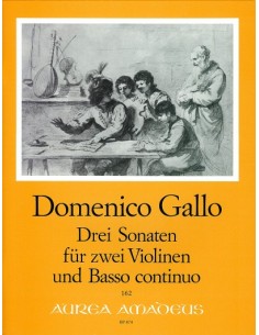 GALLO D.-Sonate (3) per 2 violini e pianoforte (Joelson)