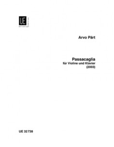 PARTE A.-Passacaglia (2003) per Violino e Pianoforte