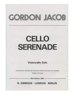 JACOB G.-Serenade para Violoncello