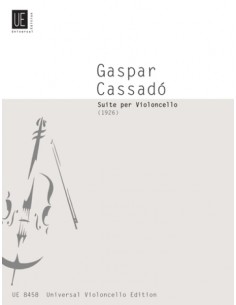 CASSADO G.-Suite (1926) per violoncello