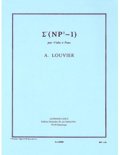 LOUVIER A.-Sigma (NP2/1) per violino e pianoforte
