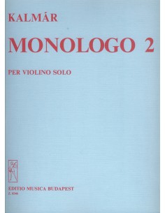 KALMAR L.-Monologue 2 for Violin