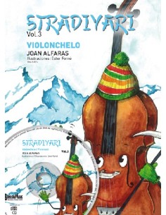 ALFARAS J.-Stradivari Vol.3 (Méthode) pour violoncelle (inc. CD)