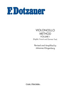 DOTZAUER J.J.F.-Method Vol.1 for Cello (Klingenberg)