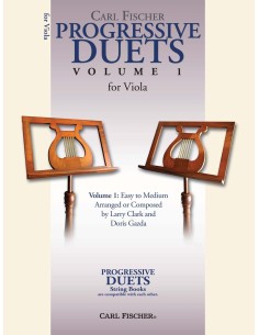 CLARK & GAZDA-Progressive Duets Vol.1 für Viola