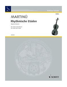 MARTINU B.-Studi ritmici per violino e pianoforte