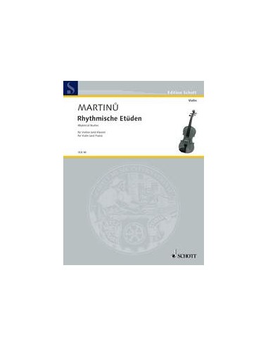 MARTINU B.-Studi ritmici per violino e pianoforte