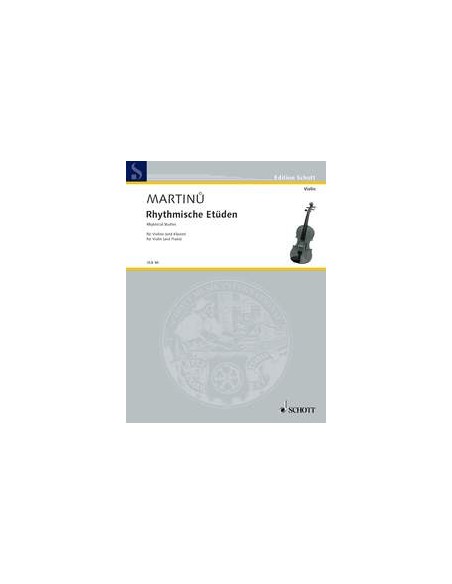 MARTINU B.-Studi ritmici per violino e pianoforte