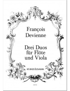 DEVIENNE F.-Duos (3) Op.5 per viola e flauto