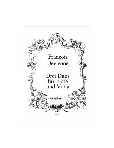 DEVIENNE F.-Duos (3) Op.5 per viola e flauto