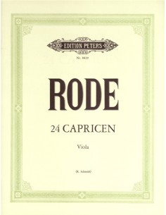RODE P.-Caprichos (24) für Viola (Schmidt)