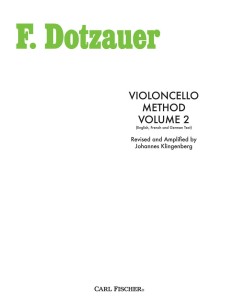 DOTZAUER J.J.F.-Method Vol.2 para Violoncello (Klingenberg)