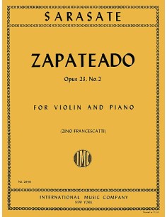 SARASATE P.-Zapateado Op.23 nº 2 for Violin and Piano (Francescatti)