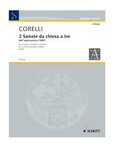 CORELLI A.-Sonate (2) Op.1 per 2 violini e pianoforte (Roth)