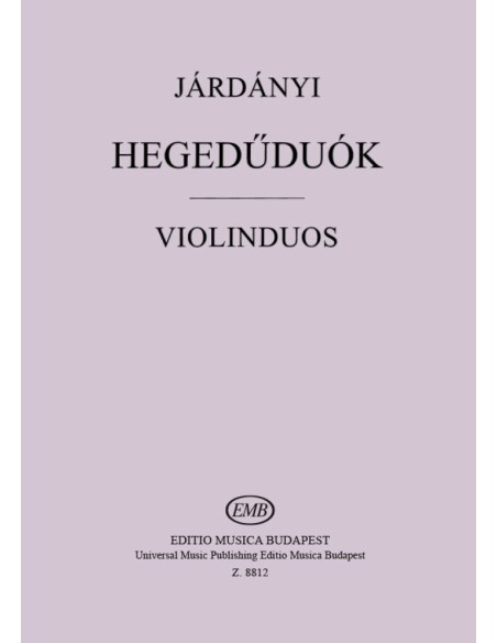 JARDANYI P.-Duos per 2 violini