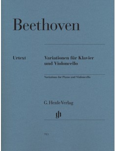 BEETHOVEN L.V.-Complete Variations for Cello and Piano (Urtext)