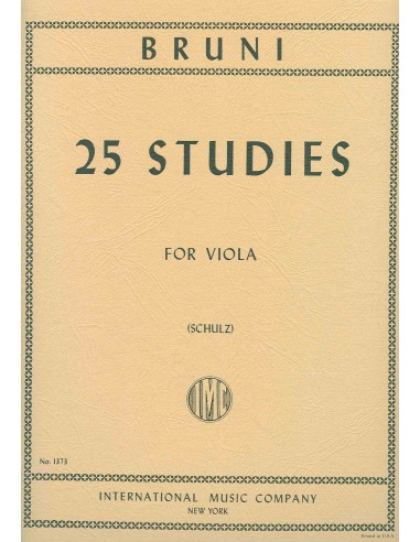 BRUNI B.-Studi (25) per Viola (Schultz)