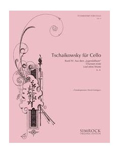 TCHAIKOVSKY P.I.-Album Vol.4 para Violoncello y Piano (Geringas)