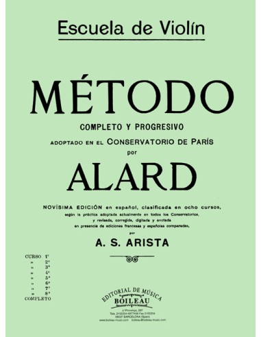ALARD D.-Methode 1 für Violine