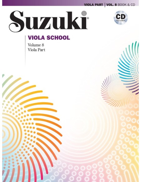 SUZUKI S.-8th Viola School (Revised Edition) (Inc.CD)