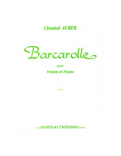 AUBER F.-Barcarolle per violino e pianoforte