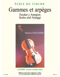 HAUCHARD M.-Scale e Arpeggi 2° per Violino