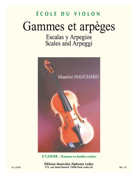 HAUCHARD M.-Scale e Arpeggi 2° per Violino
