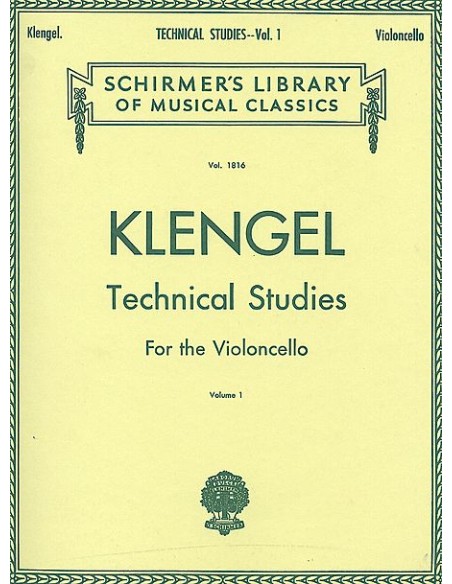 KLENGEL J.-Complete Technical Studies for Cello