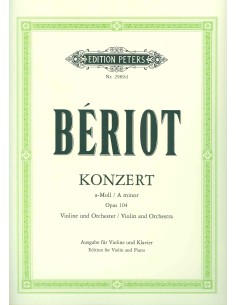 BERIOT-Concerto n. 9 in la minore Op.104 per violino e pianoforte (Hermann)