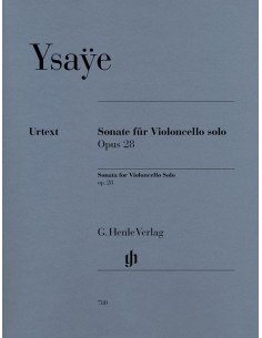 YSAYE E.-Sonate op.28 pour violoncelle (Urtext)