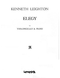 LEIGHTON K.-Elegia per violoncello e pianoforte