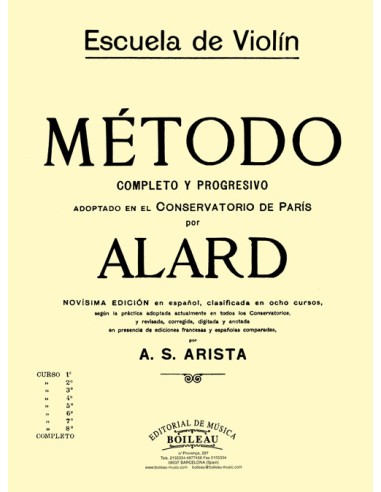 ALARD D.-3° Metodo per Violino