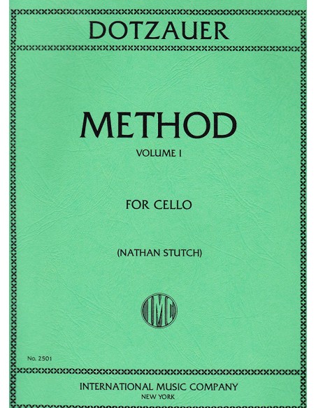 DOTZAUER J.J.F.-Method Vol.1 for Violoncello (Stutch)
