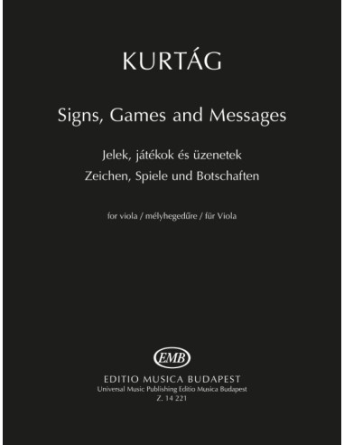 KURTAG G.-Segni, Giochi e Messaggi per Viola