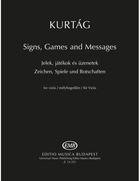 KURTAG G.-Segni, Giochi e Messaggi per Viola
