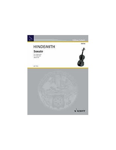 HINDEMITH P.-Sonate op.31 n° 2 pour violon