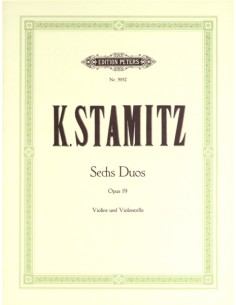 STAMITZ C.-Duos (6) Op.19 per violino e violoncello