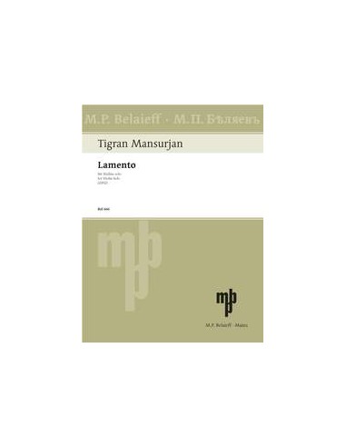 MANSURJAN T.-Lament pour violon