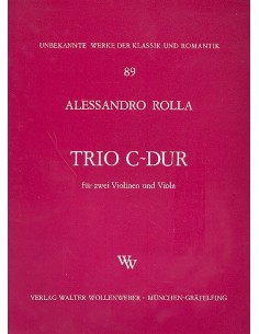ROLLA A.-Trio in Do maggiore per 2 violini e viola