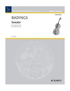 BADINGS H.-Sonate pour violoncelle