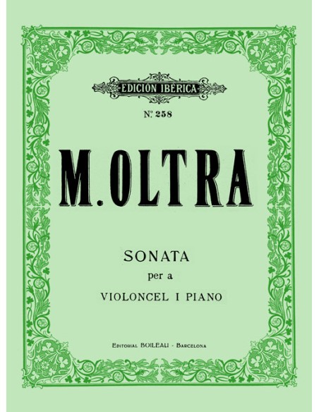 OLTRA M.-Sonata per violoncello e pianoforte