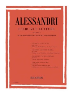 ALESSANDRINI G.-Leseübungen für Viola