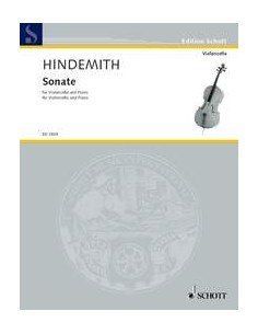 HINDEMITH P.-Sonata (1948) per violoncello e pianoforte