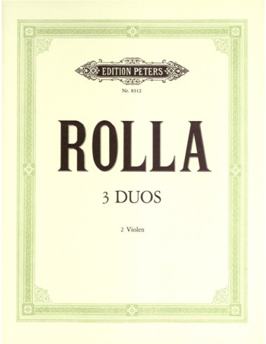 ROLLA A.-Duos (3) for 2 Violas